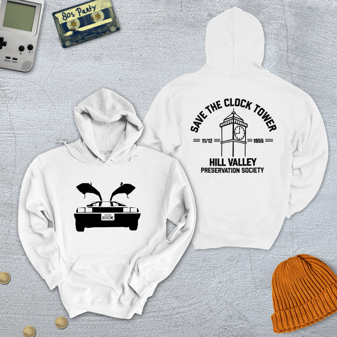 Printify Hoodie White / S BTTF - Hoodie