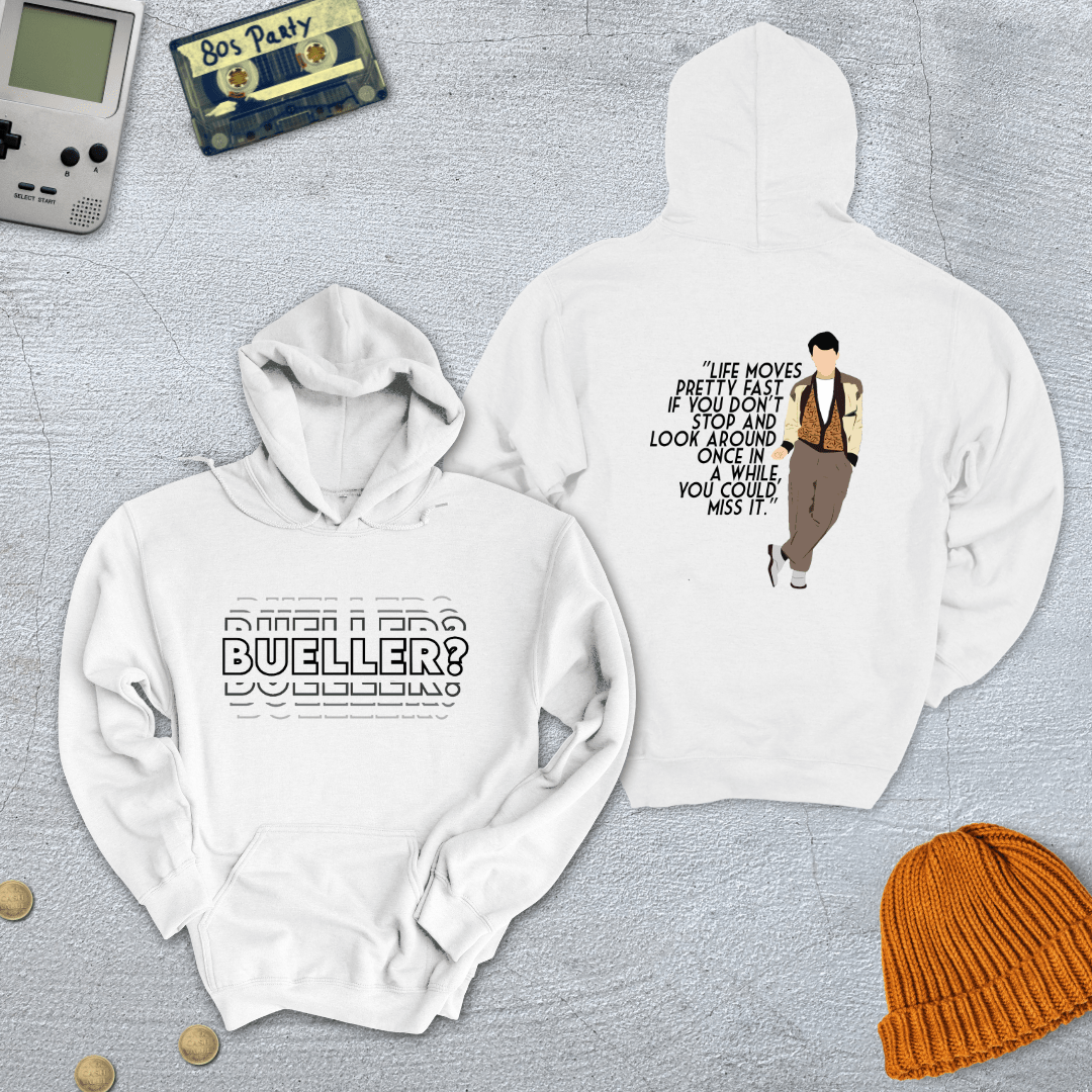 Printify Hoodie White / S Bueller - Hoodie