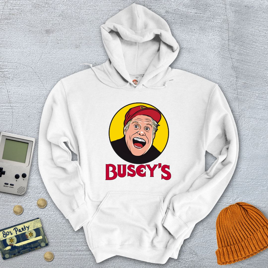 Printify Hoodie White / S Busey's - Hoodie