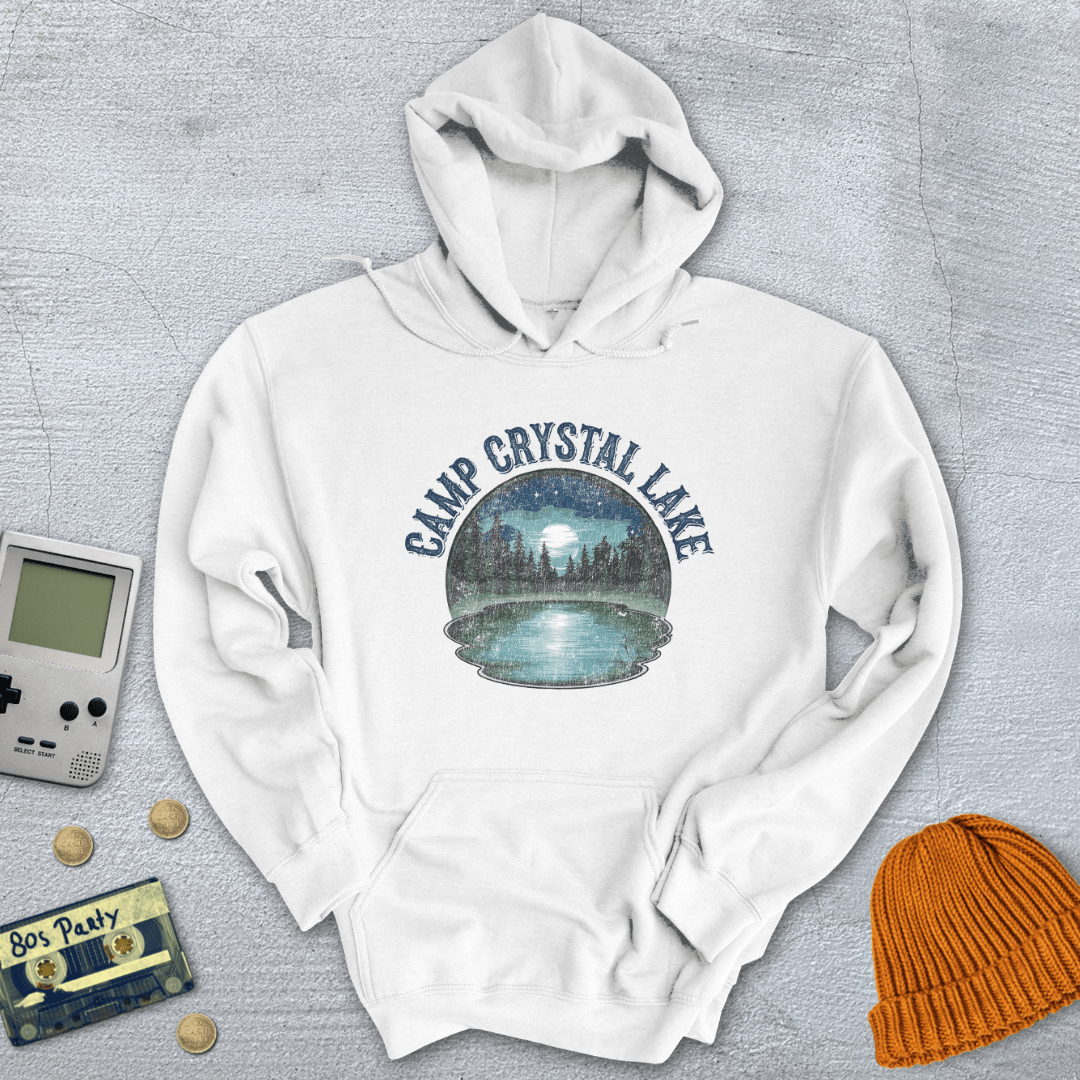 Printify Hoodie White / S Camp Crystal Lake - Hoodie