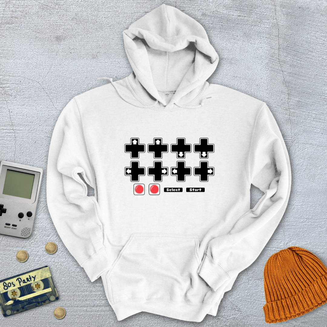 Printify Hoodie White / S Cheat Code - Hoodie