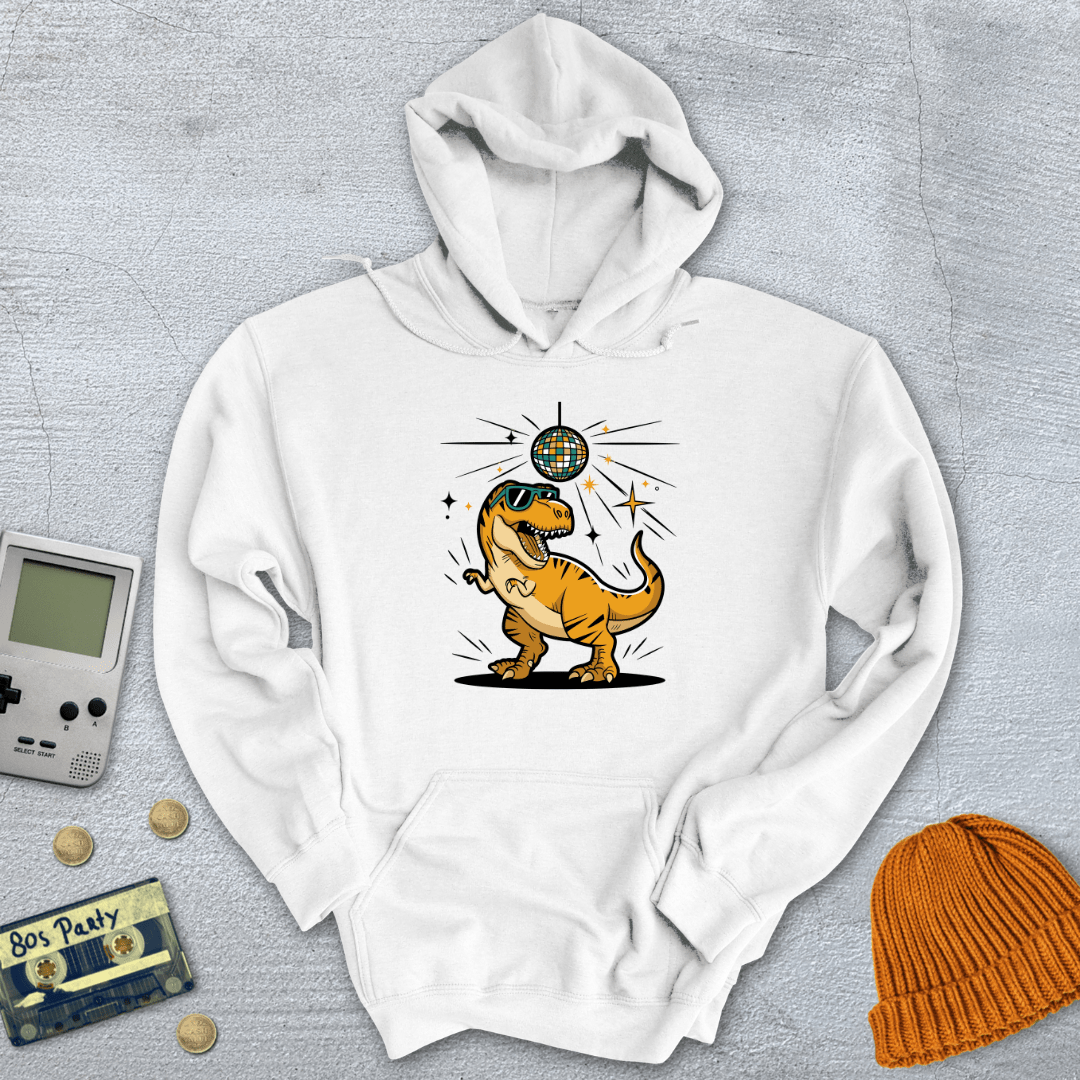 Printify Hoodie White / S DiscoRex - Hoodie