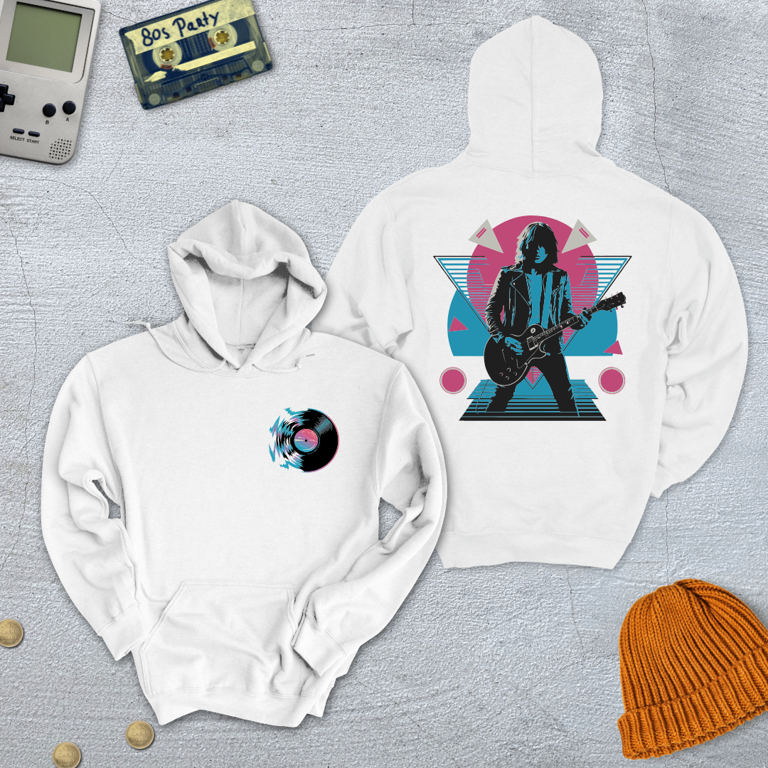 Printify Hoodie White / S Electric Metal - Hoodie