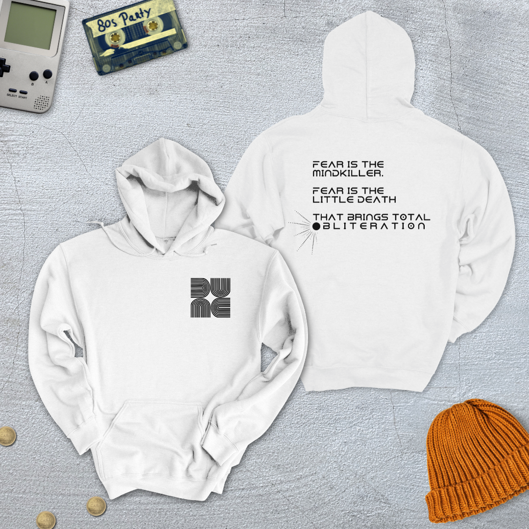 Printify Hoodie White / S Fear - Hoodie