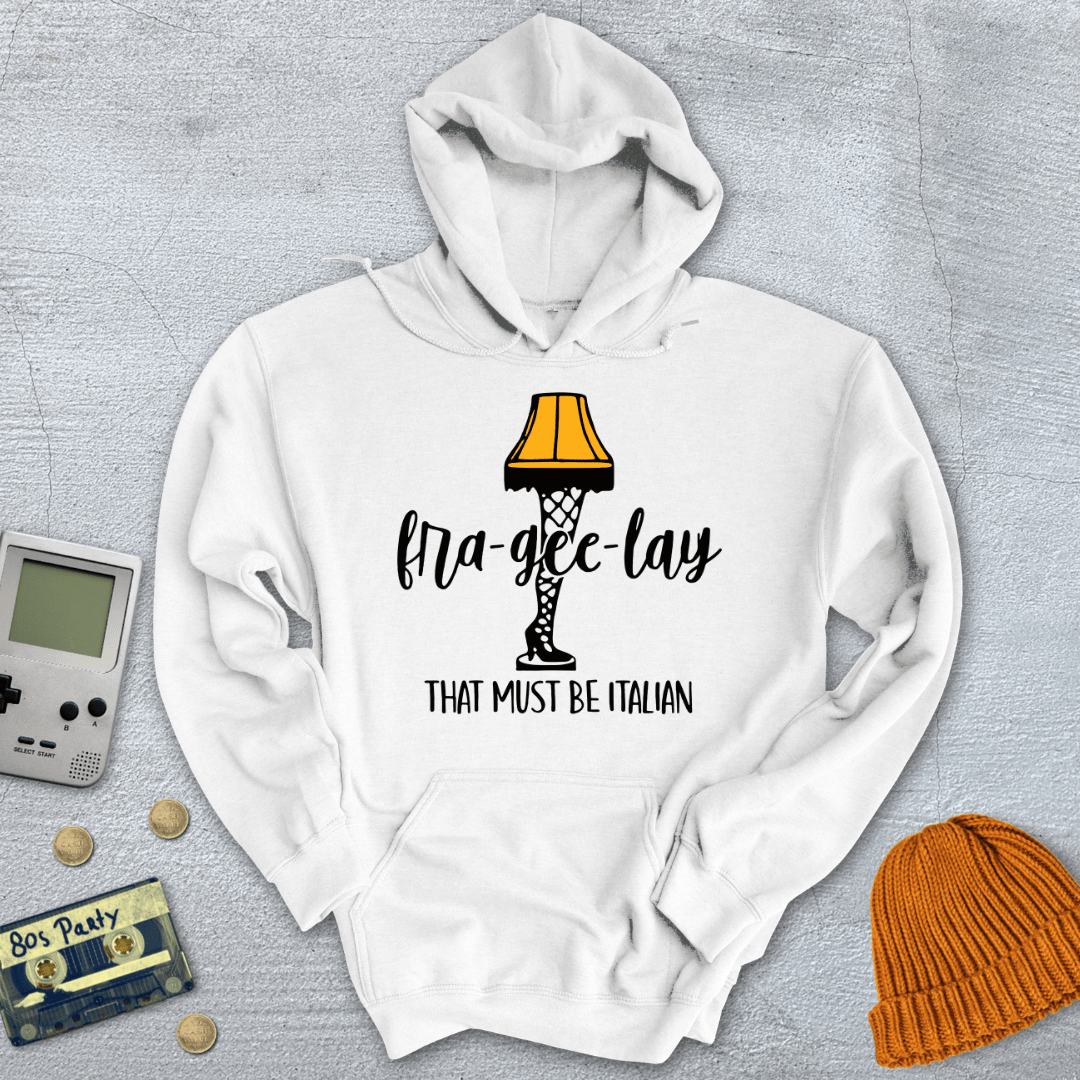 Printify Hoodie White / S Fragile - Hoodie