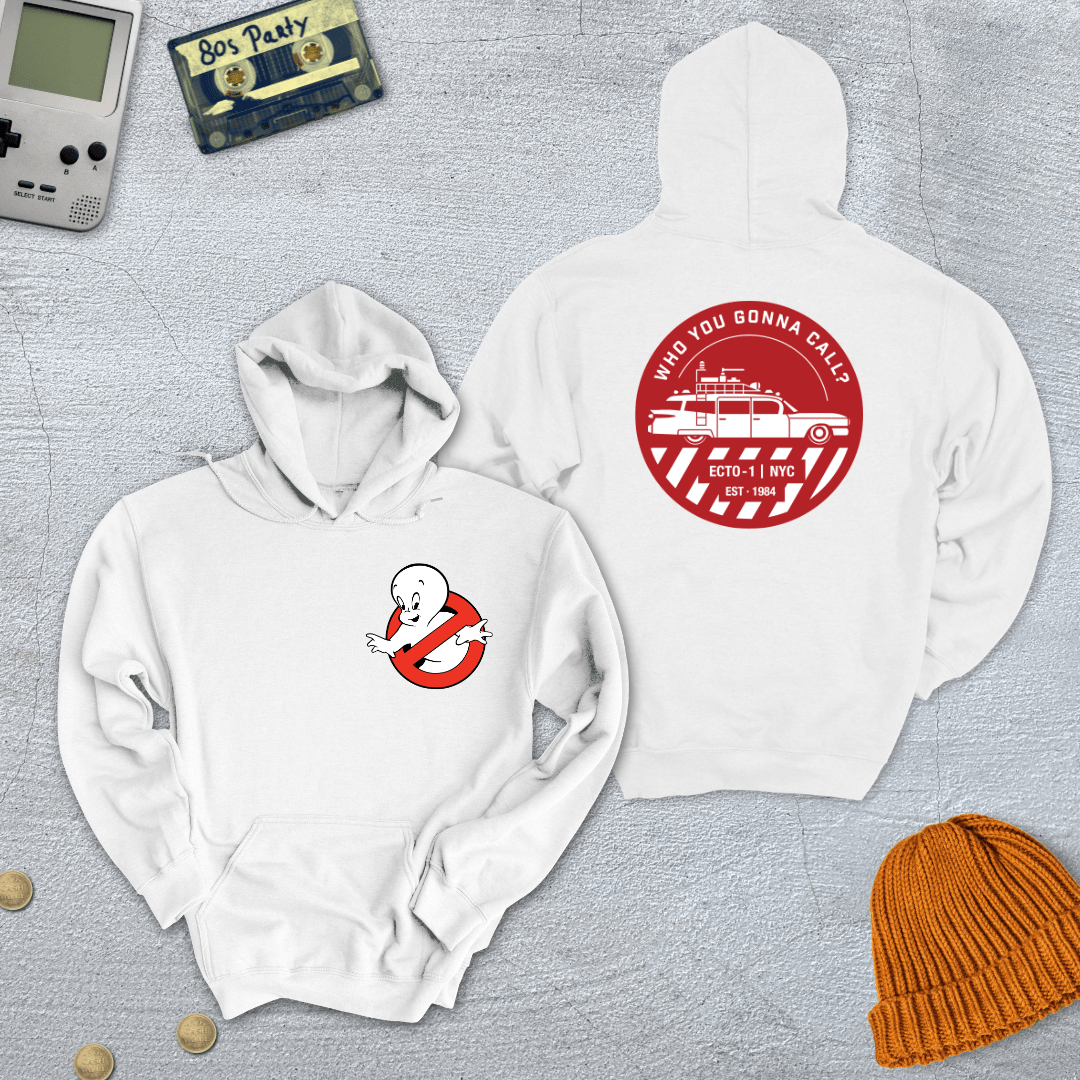 Printify Hoodie White / S Ghosts - Hoodie