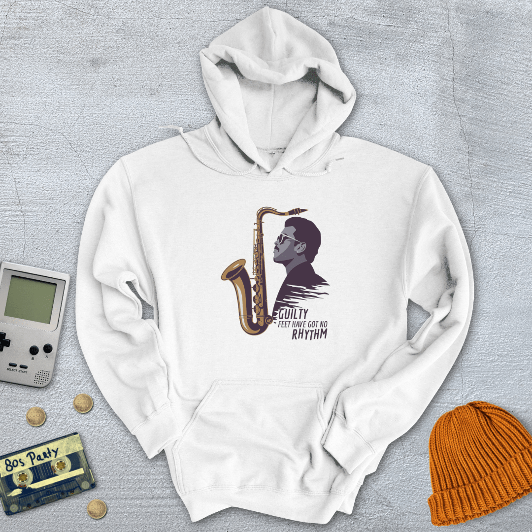 Printify Hoodie White / S Got no Rhythm - Hoodie