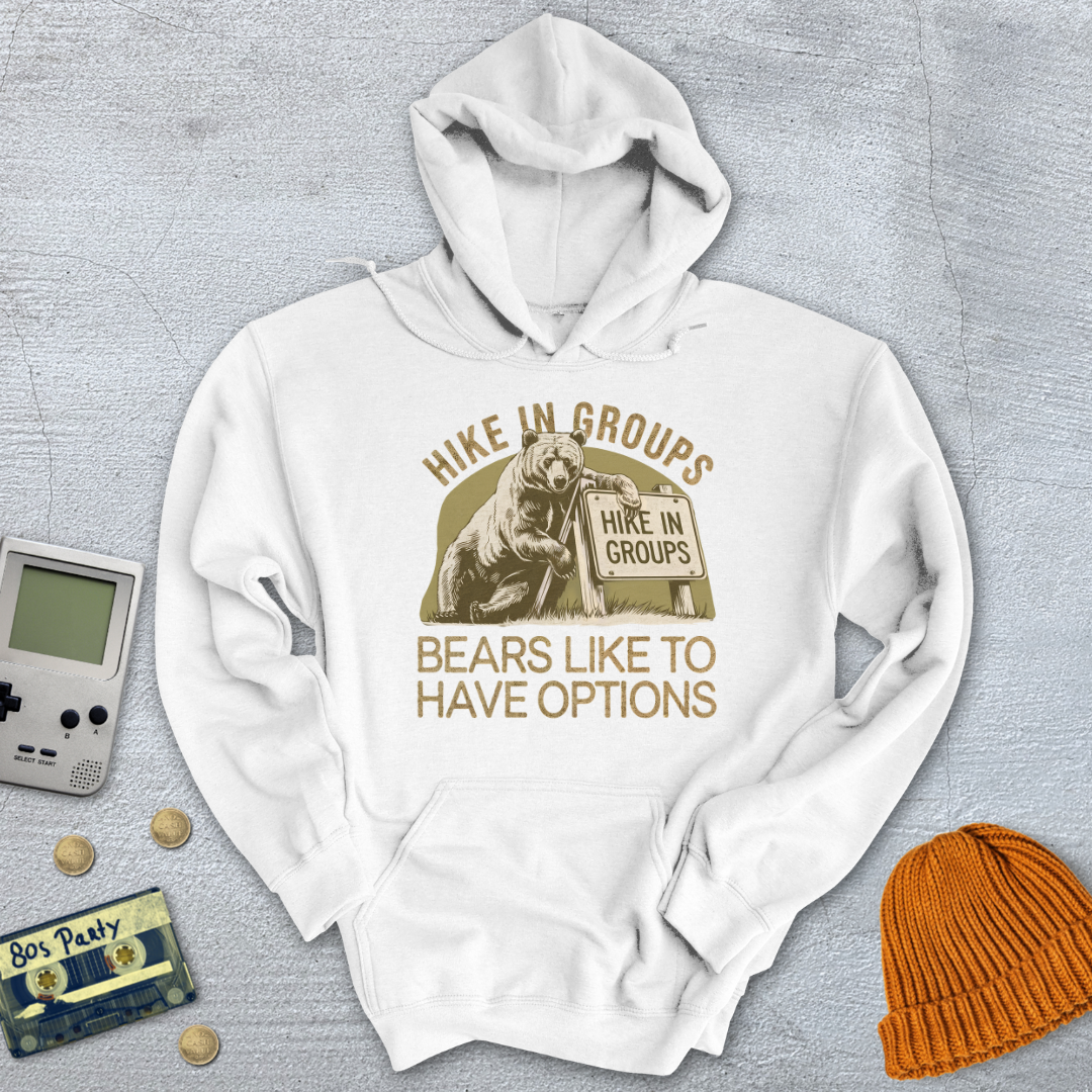 Printify Hoodie White / S Hike in Groups - Hoodie