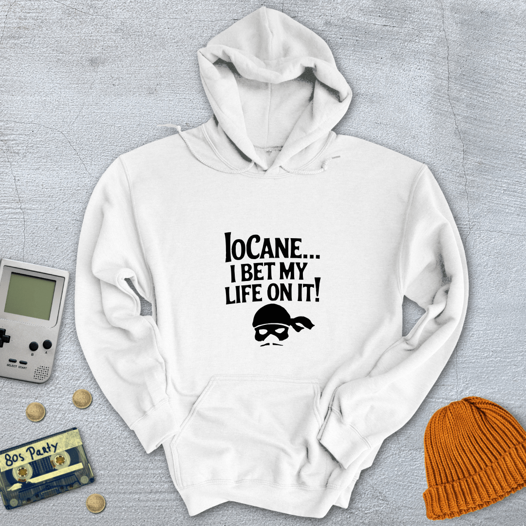 Printify Hoodie White / S Iocane Bet my life - Hoodie
