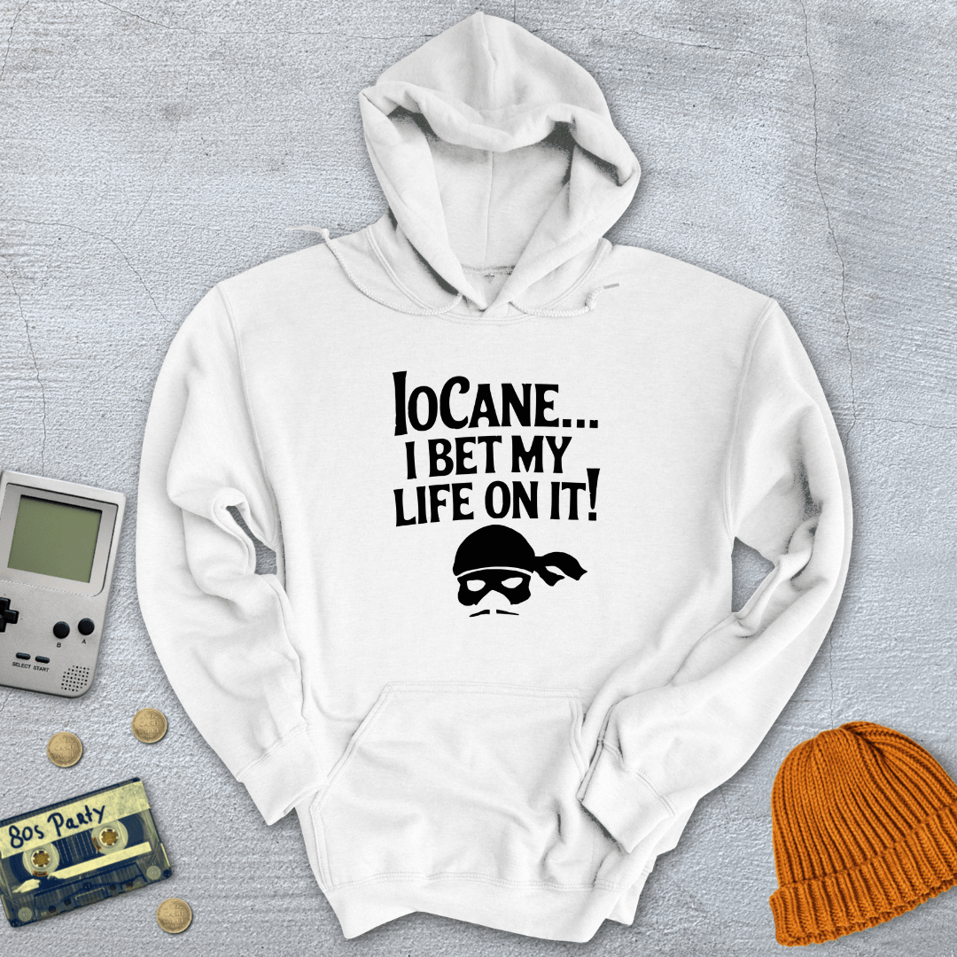 Printify Hoodie White / S Iocane Bet my life - Hoodie