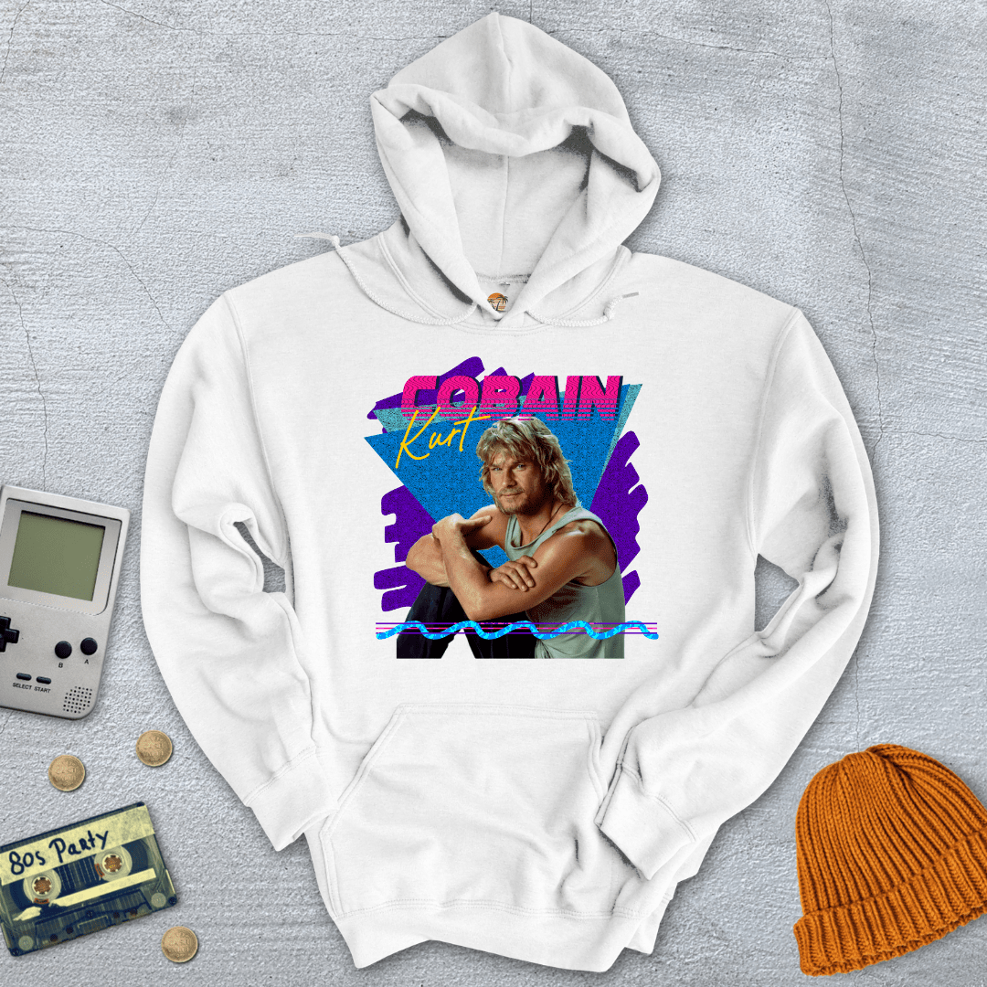Printify Hoodie White / S Kurt Cobain - Hoodie