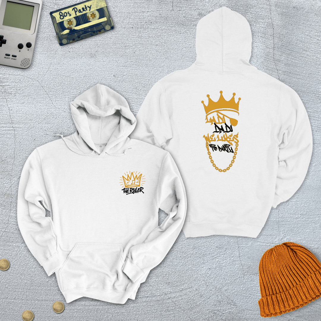 Printify Hoodie White / S La Di Da Di - Hoodie