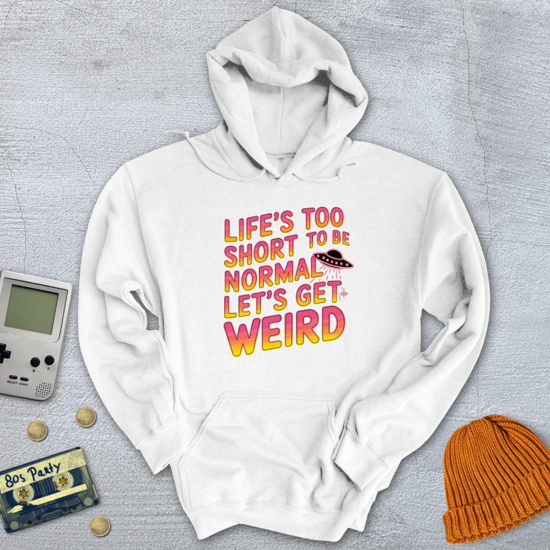 Printify Hoodie White / S Lets Get Weird - Hoodie