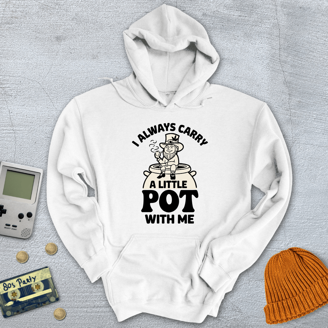 Printify Hoodie White / S Little Pot - Hoodie