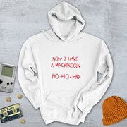 Printify Hoodie White / S Machine Gun - Hoodie