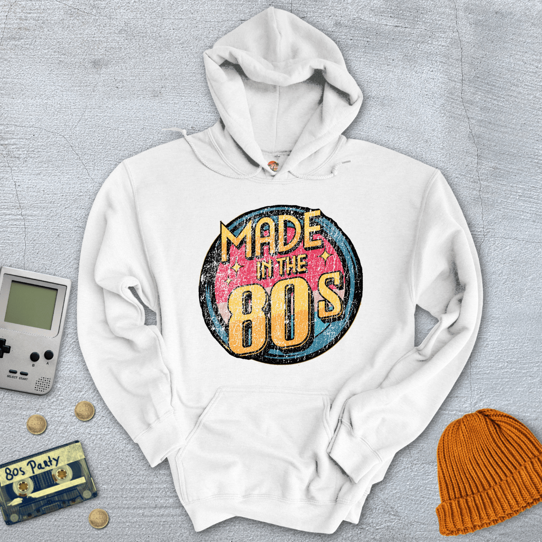 Printify Hoodie White / S Made in the 80s - Hoodie