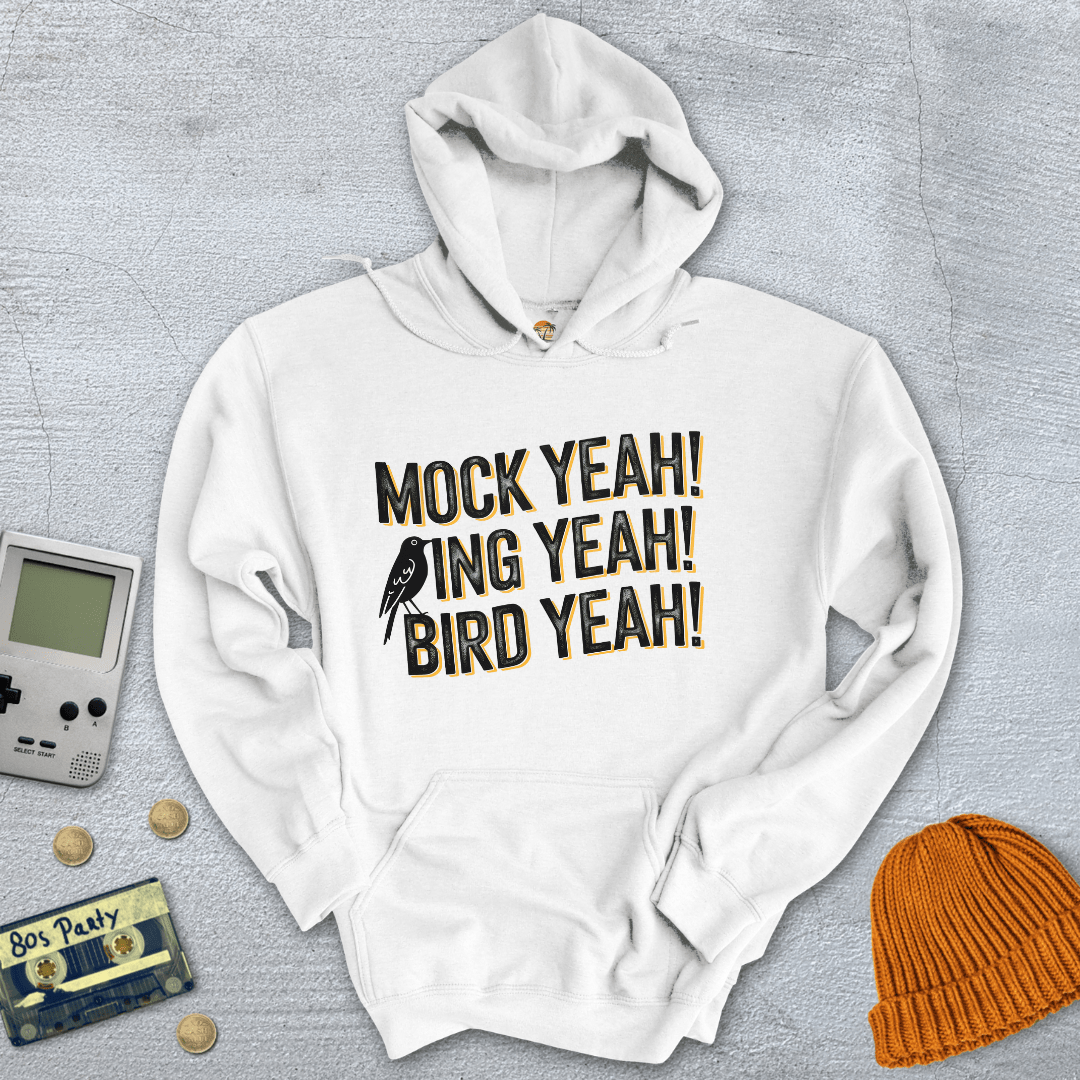 Printify Hoodie White / S Mocking Bird - Hoodie