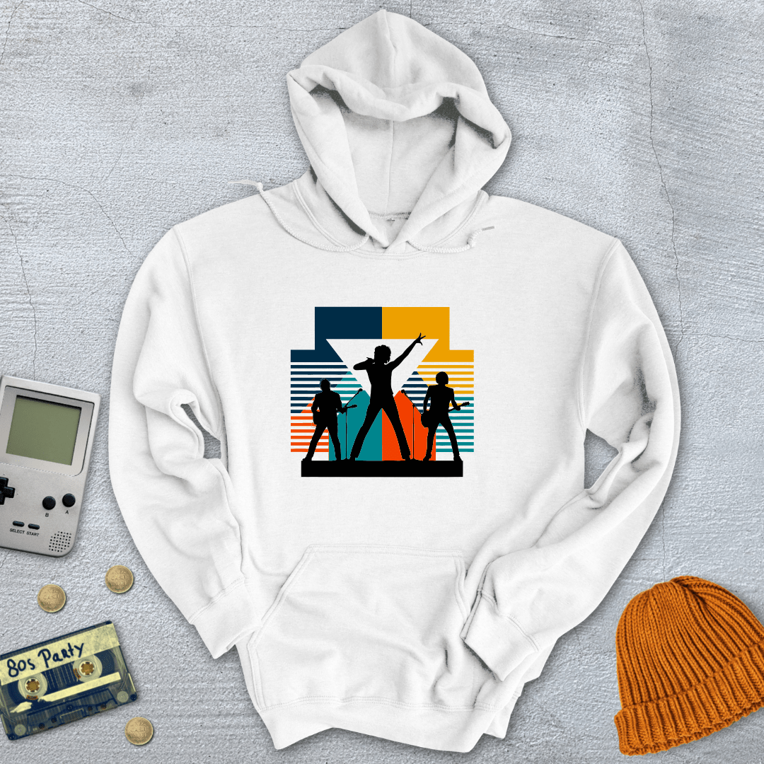 Printify Hoodie White / S New Wave Band - Hoodie