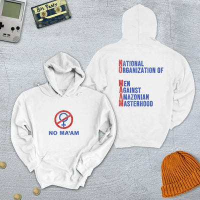 No Maam - Hoodie - Throwback Paradise