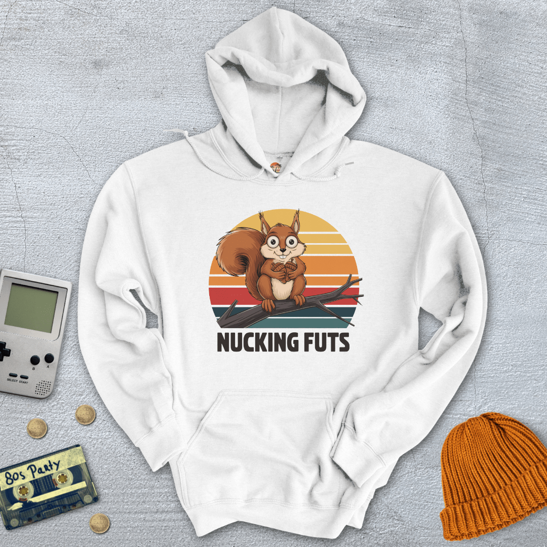 Printify Hoodie White / S Nucking Futs - Hoodie