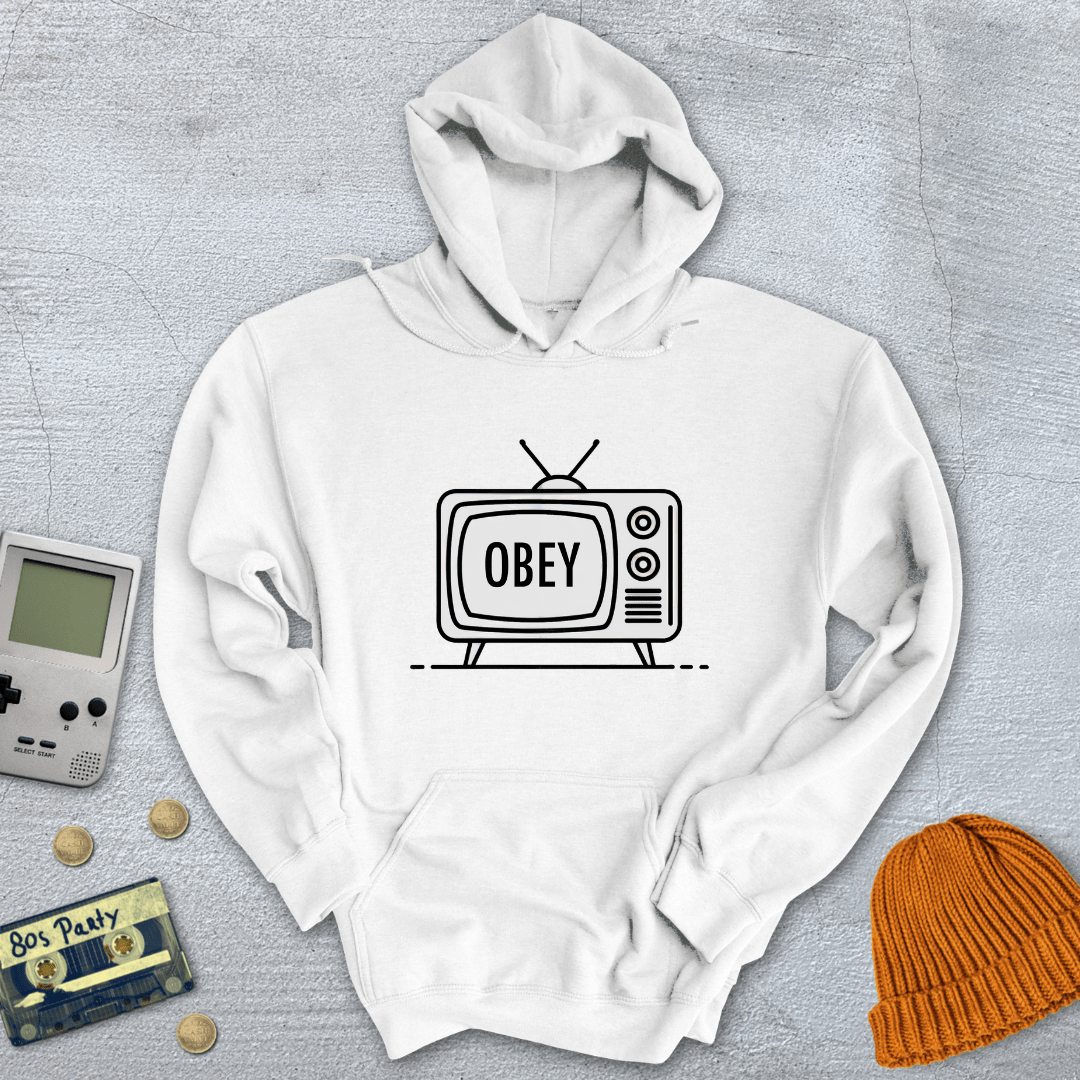 Printify Hoodie White / S Obey - Hoodie