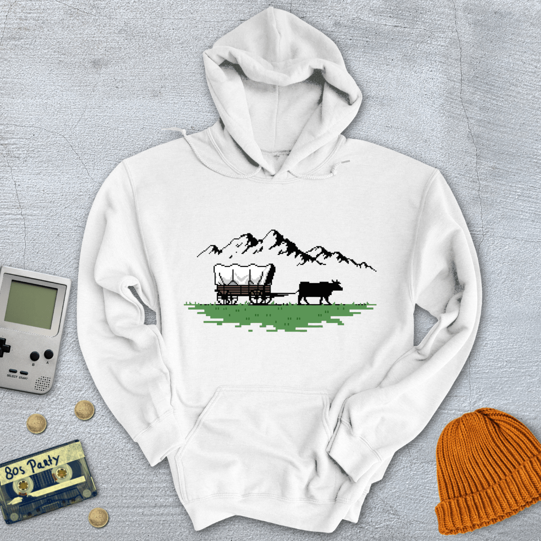 Printify Hoodie White / S Oregon Trail - Hoodie