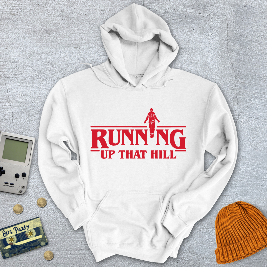 Printify Hoodie White / S Running up that Hill - Hoodie