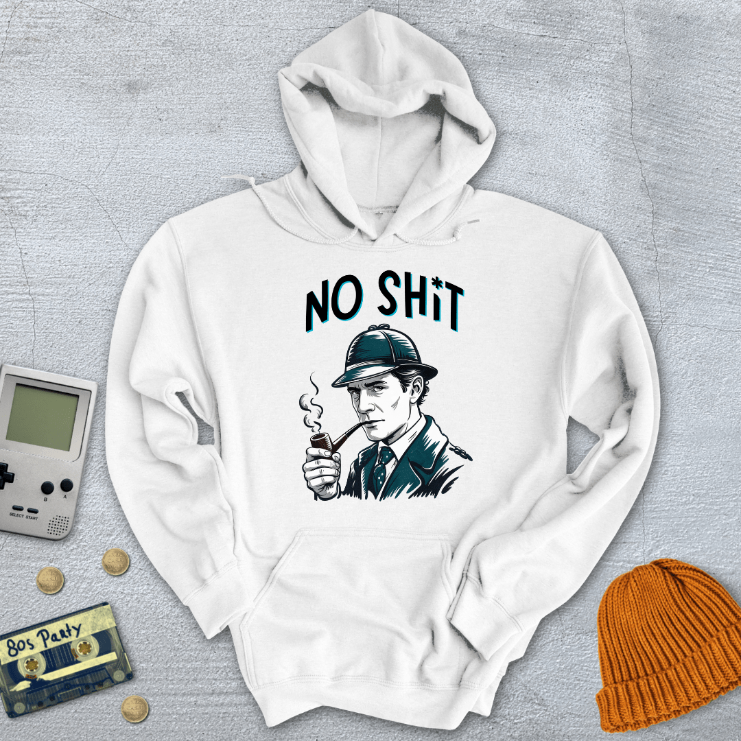 Printify Hoodie White / S Sherlock - Hoodie