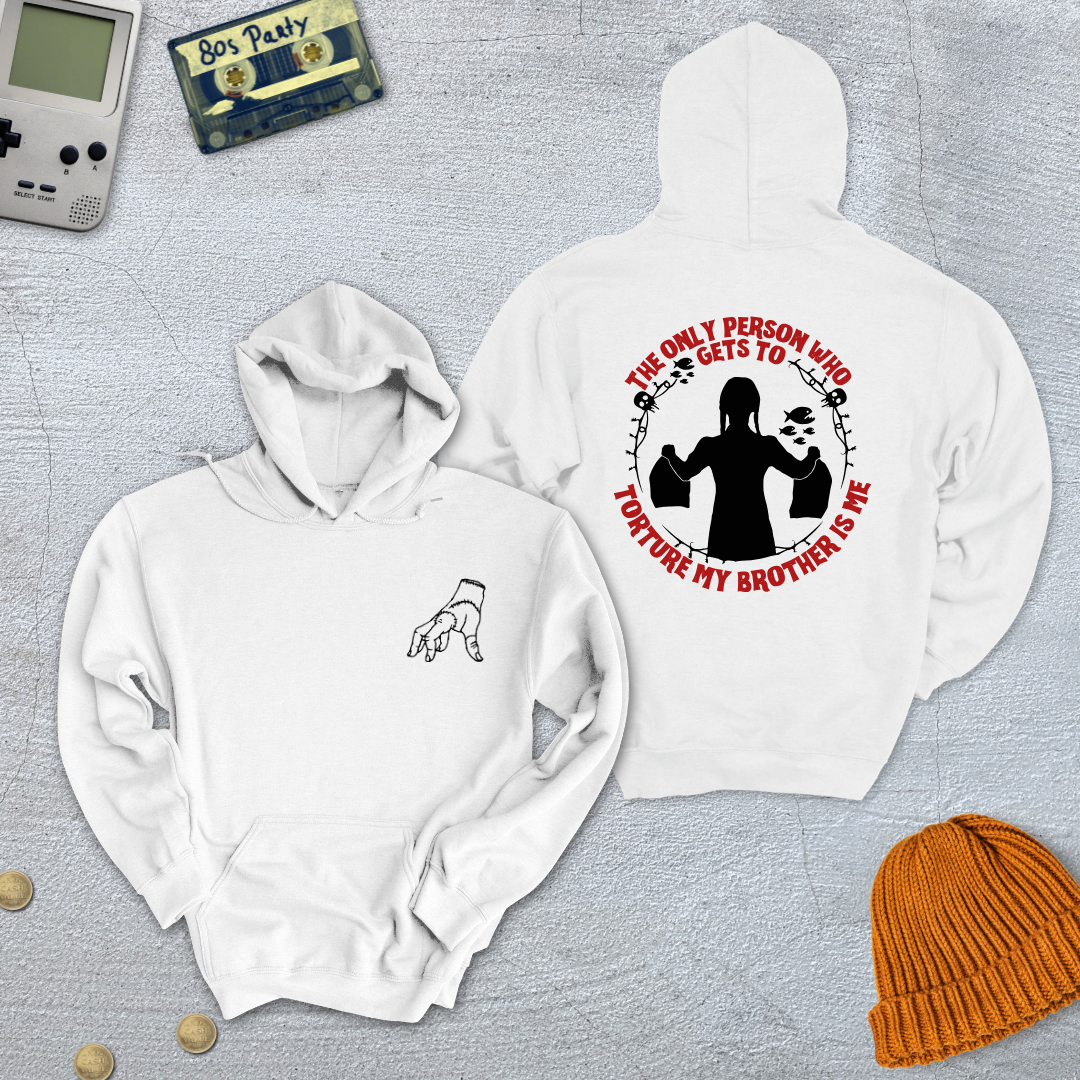 Printify Hoodie White / S Sibling Love - Hoodie
