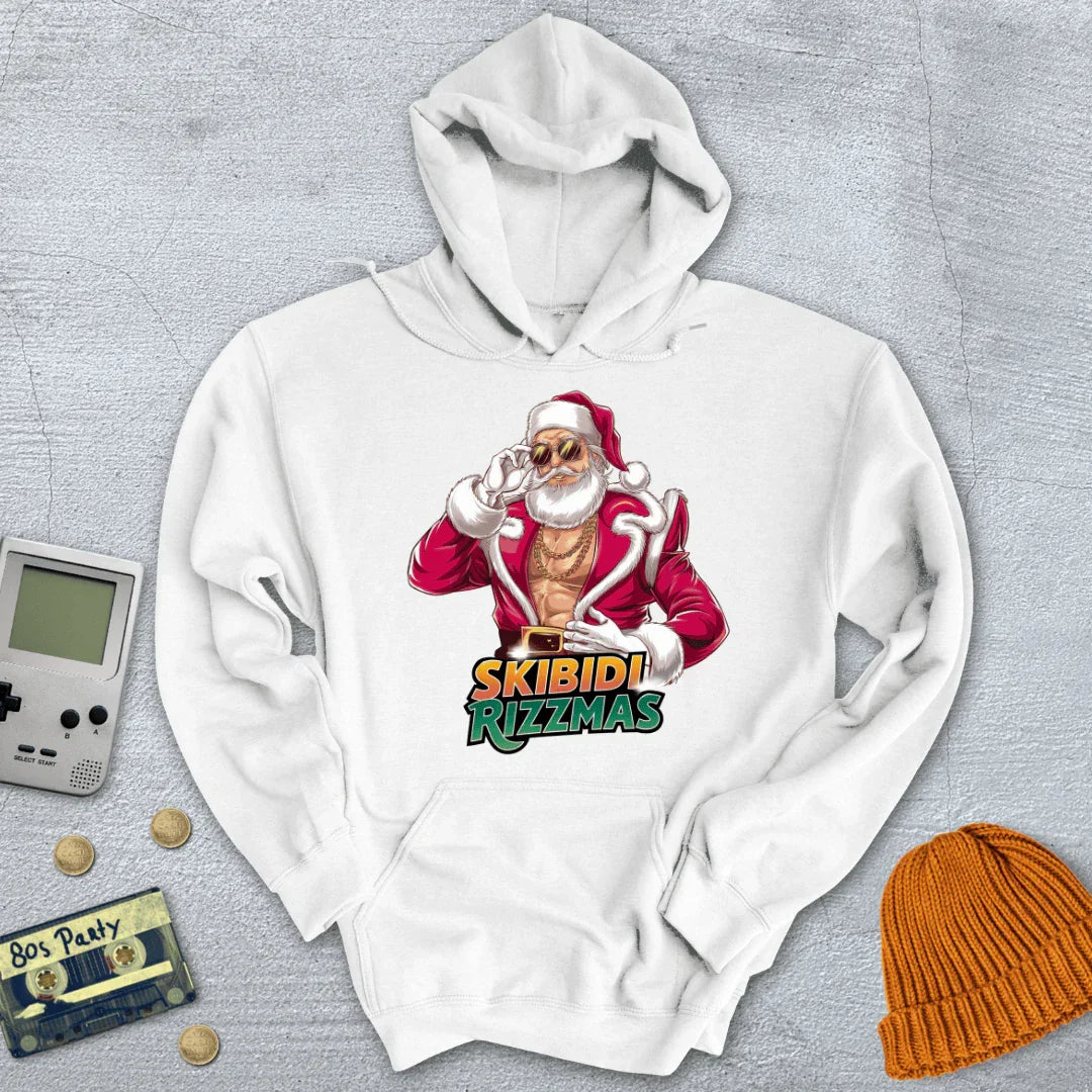 Skibidi Rizzmas - Hoodie - Throwback Paradise