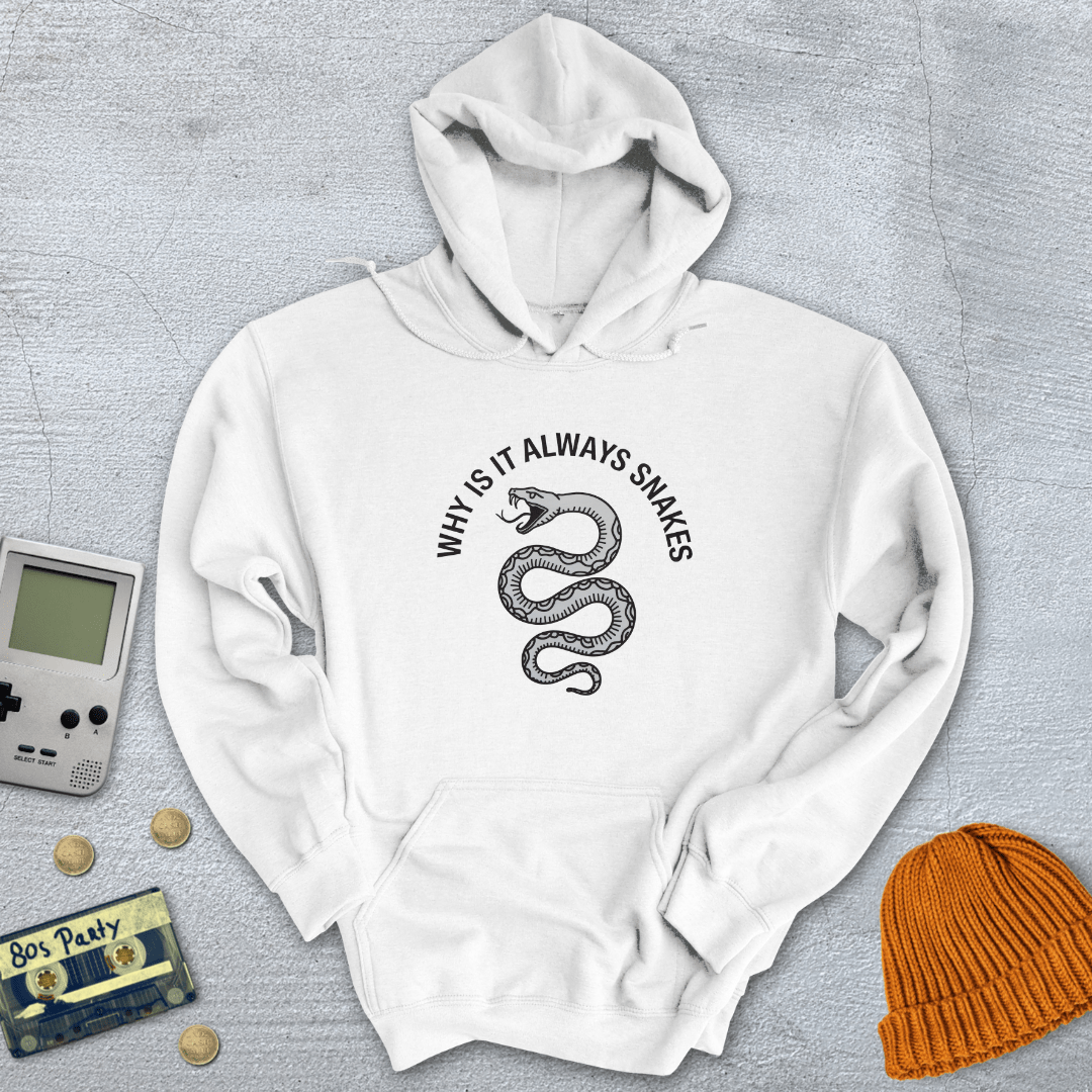 Printify Hoodie White / S Snakes - Hoodie