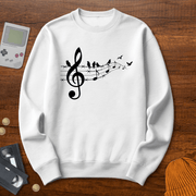 Printify Hoodie White / S Song Birds - Sweatshirt