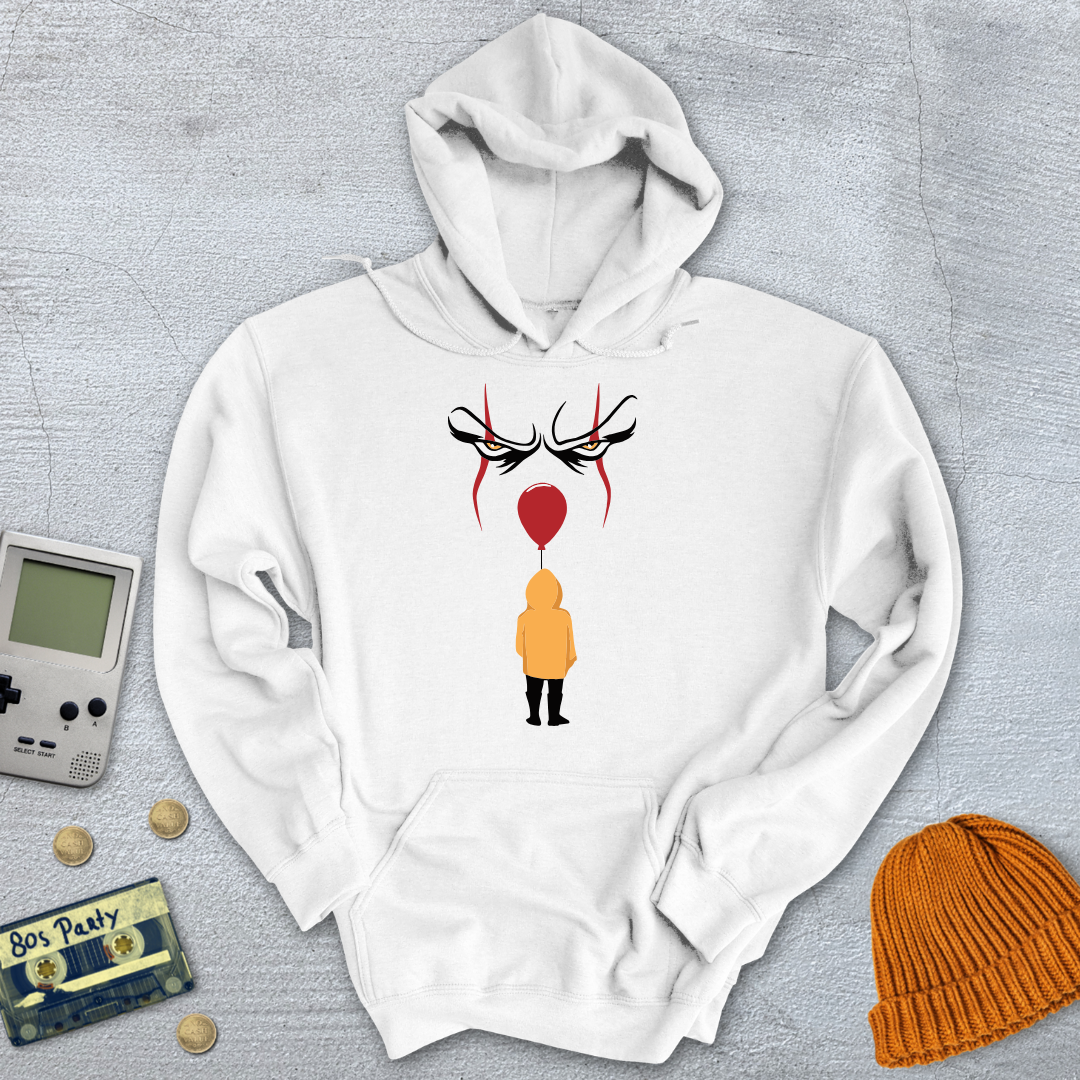 Printify Hoodie White / S The Dancing Clown - Hoodie