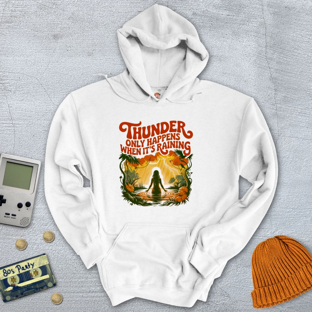 Printify Hoodie White / S Thunder - Hoodie