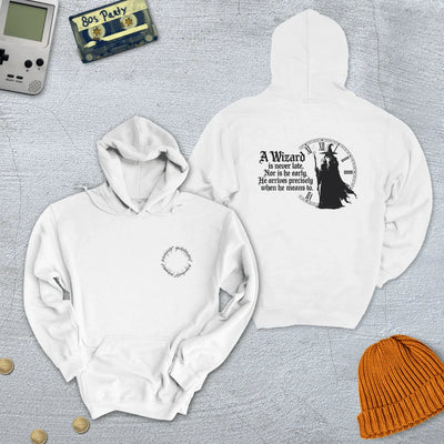 Wizard never late - Hoodie - Throwback Paradise