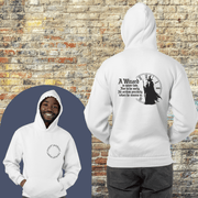 Printify Hoodie Wizard never late - Hoodie