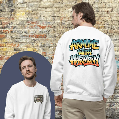 Arm me with Harmony - Sweatshirt - Throwback Paradise