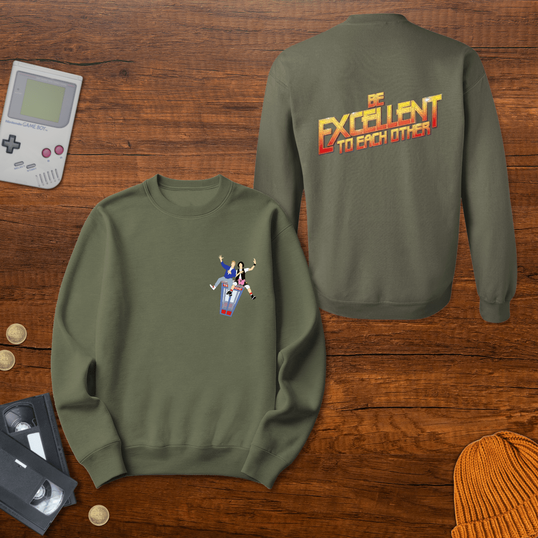 Printify Sweatshirt Be Excellent - Sweatshirt