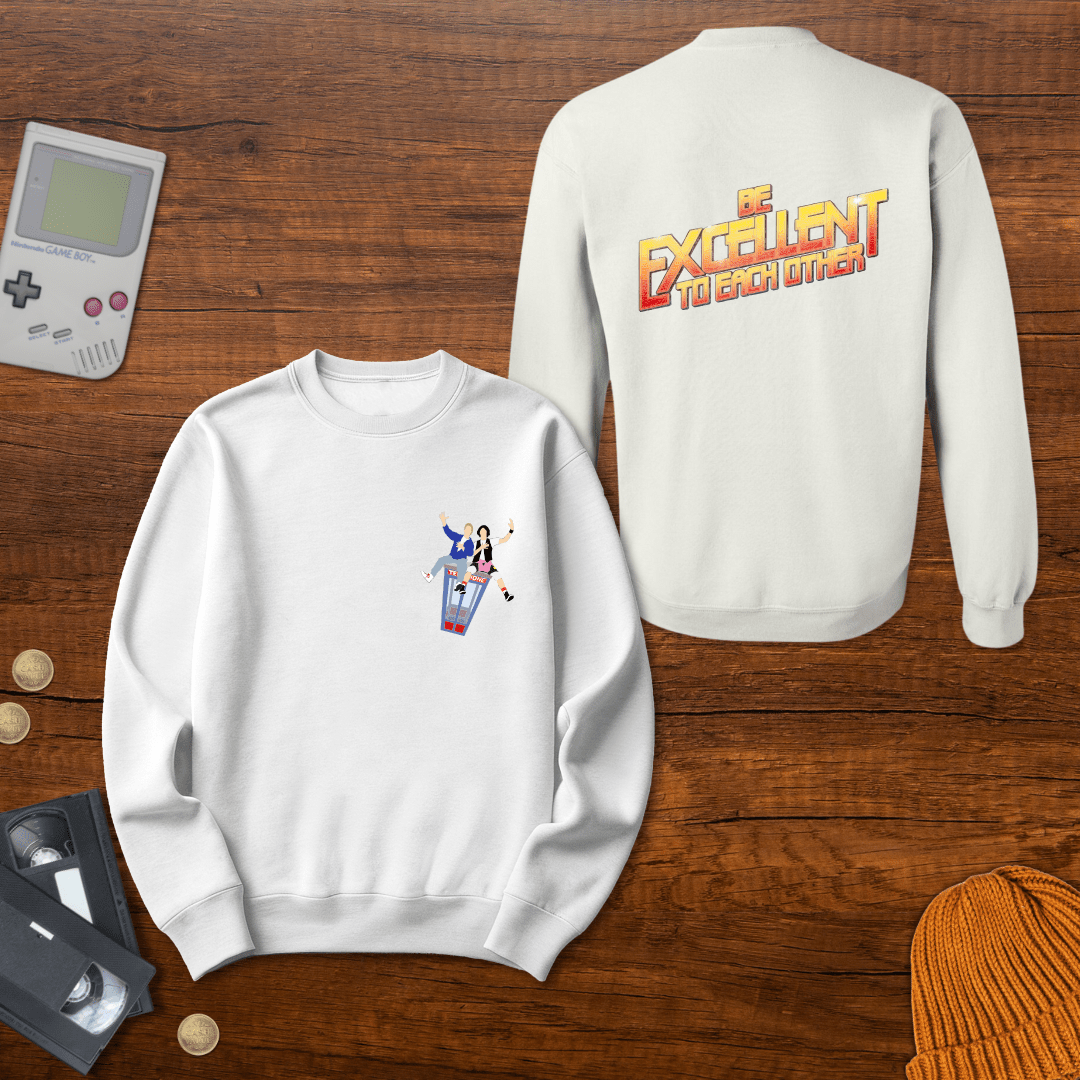 Printify Sweatshirt Be Excellent - Sweatshirt