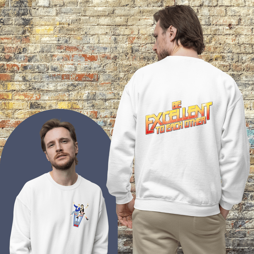 Printify Sweatshirt Be Excellent - Sweatshirt