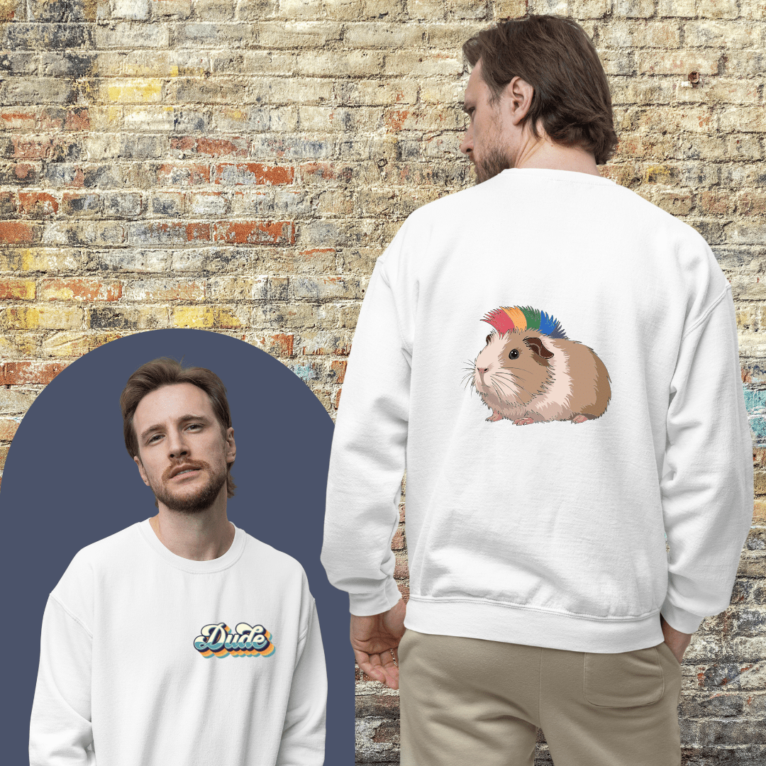 Printify Sweatshirt Dude - Sweatshirt