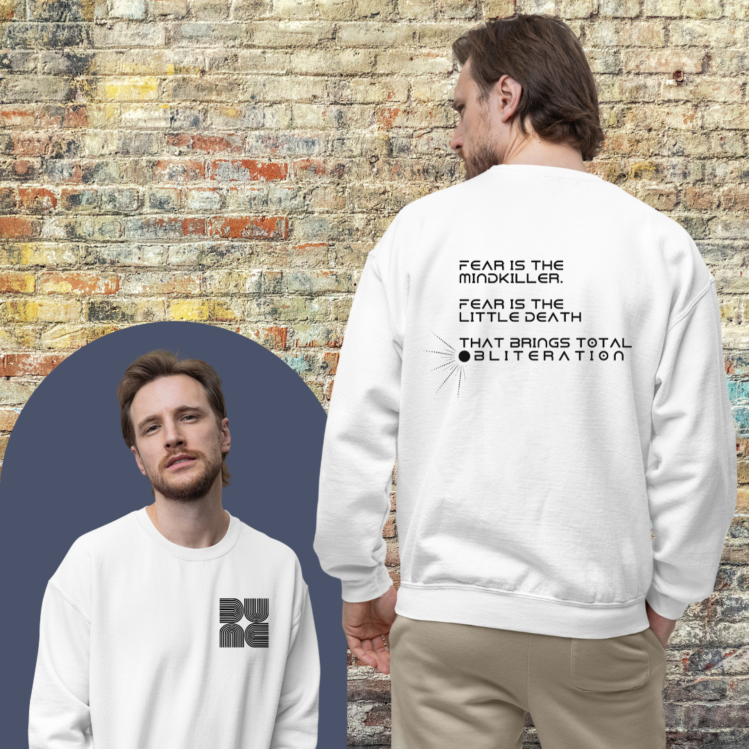 Printify Sweatshirt Fear - Sweatshirt