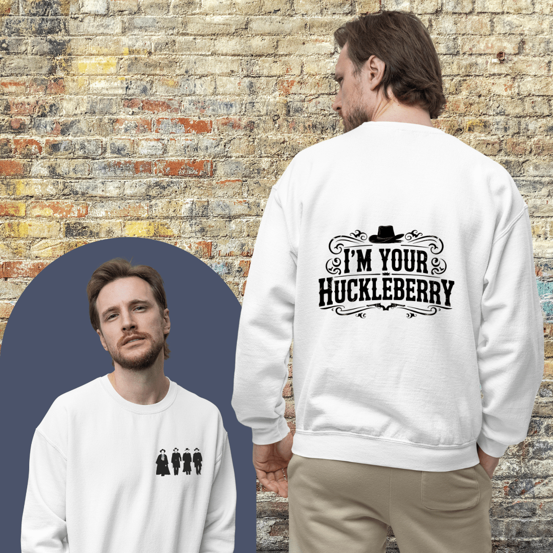 Printify Sweatshirt Huckleberry - Sweatshirt