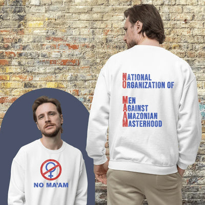 No Maam - Sweatshirt - Throwback Paradise