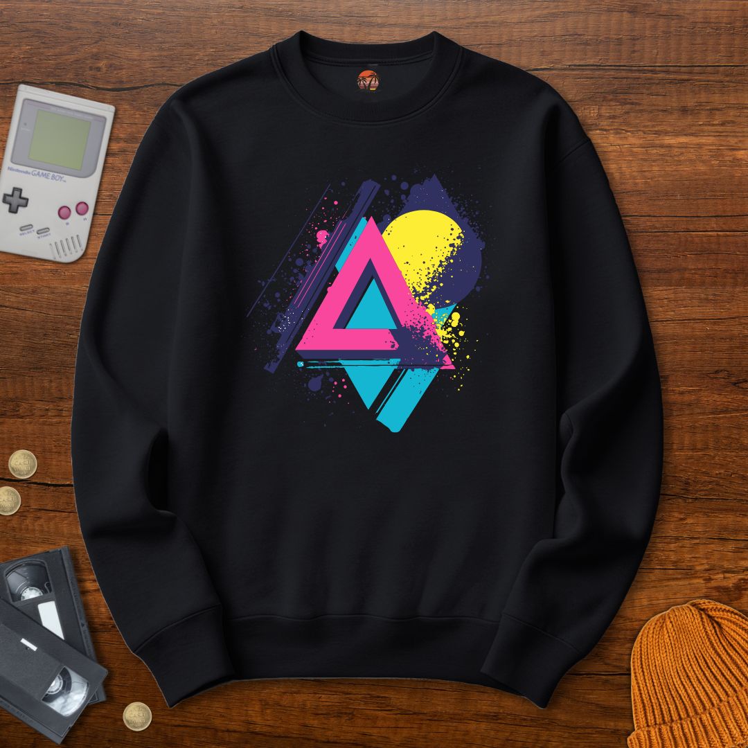 Printify Sweatshirt Retro Abstract - Sweatshirt