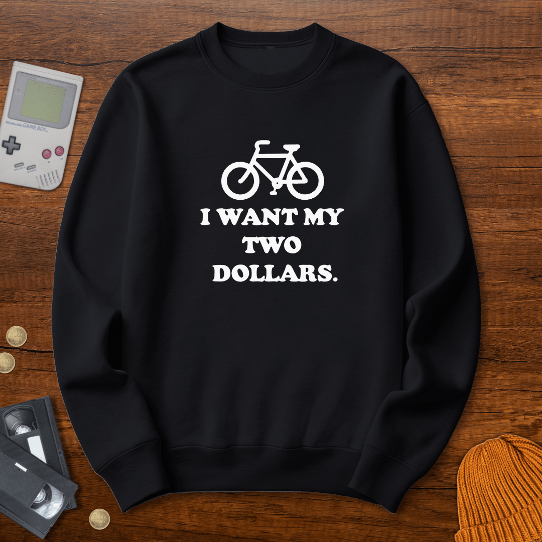 Printify Sweatshirt S / Black 2 dollars - Sweatshirt