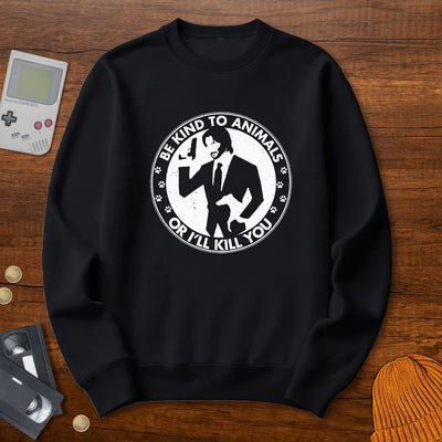 Be Kind To Animals - Sweatshirt - Throwback Paradise