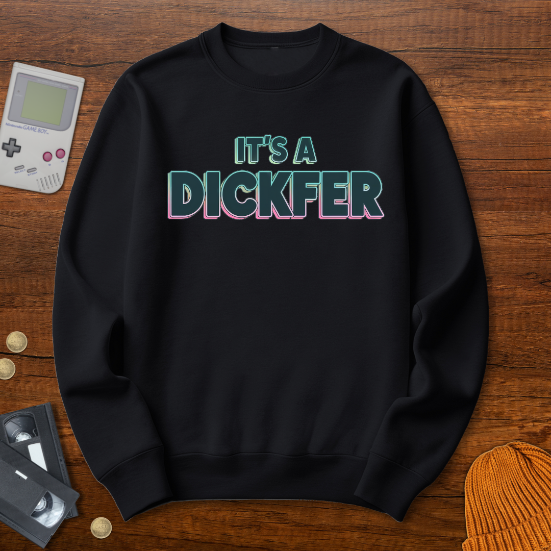 Printify Sweatshirt S / Black Dickfer - Sweatshirt