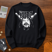 Printify Sweatshirt S / Black Duderino - Sweatshirt