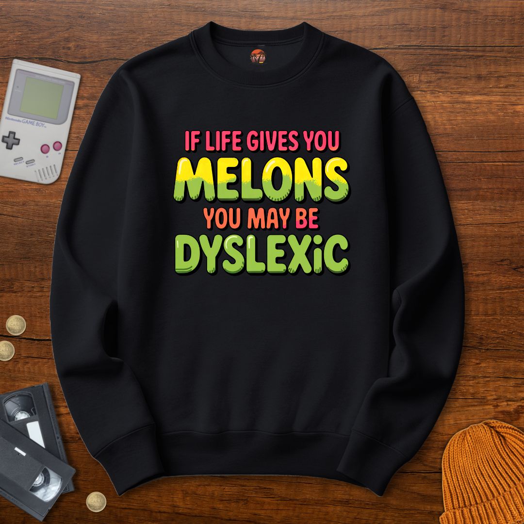 Printify Sweatshirt S / Black Dyslexic - Sweatshirt